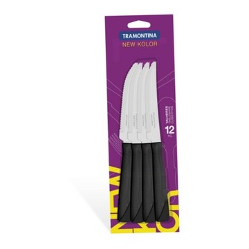 CUCHILLO MESA X12 M/PLAST. NEW KOLOR TRAMONTINA 03-23160/904 23160/914 MYF01 DIP01 (B20)