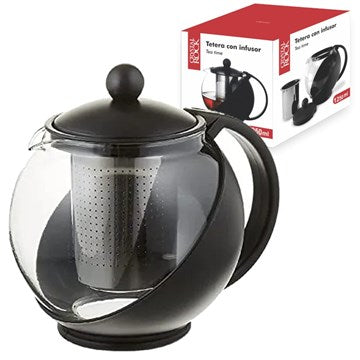 JARRO CAFE 150/200ML VIDRIO BASE Y ASA METAL YW-3235 ORI02 5795719 CR02  (B12)  (M)