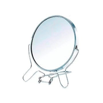 ESPEJO DOBLE FAZ RED/OVAL 14CM C/PIE CROMADO 27108 H63359 6065R 27109  15027/27108 Z71108 BEN02 LAB0