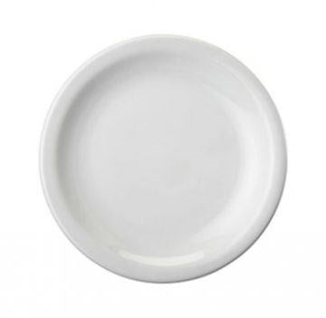 PLATO PLAYO 25-26CM CERAMICA BLANCA 6410- 5465225/592 FBR01 1025 DUN01 RES01 (B24) (M)