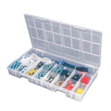 CAJA ORGANIZADORA C/17 DIVISIONES PLAST. 33.6X18.3 UT119 SAO01 (B12) (P)