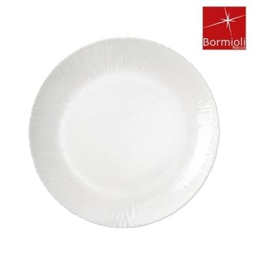 PLATO PLAYO 27CM VIDRIO TEMPLADO LABRADO RAYAS 422310 CR02
