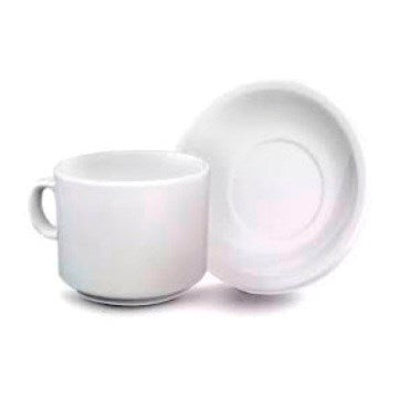 TAZA 100ML C/PLATO CAFE PORCELANA SCHMIDT 0025-6 0016-7 P5010 RES01 DUN01