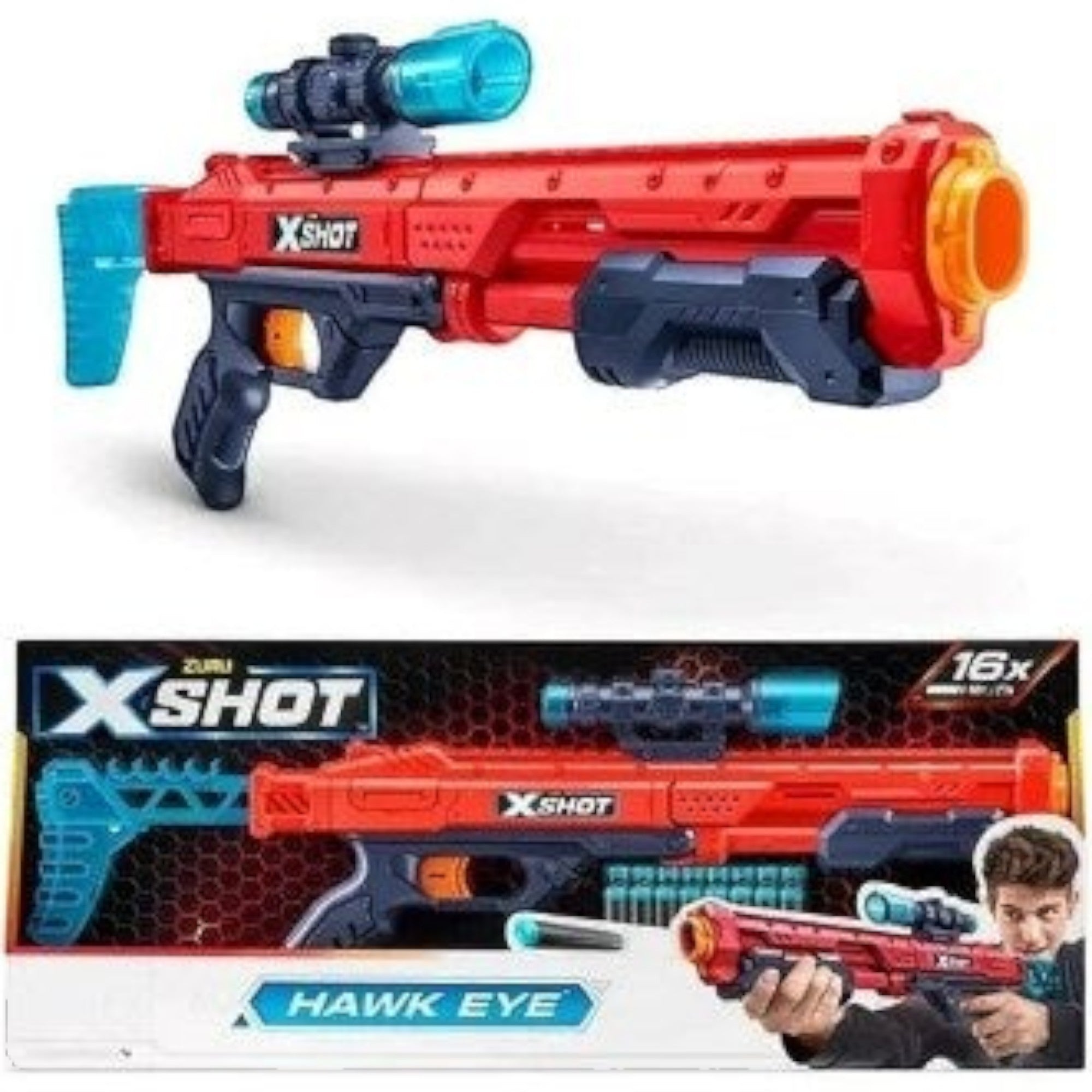RIFLE X-SHOT HAWK EYE C/DARDOS Y LATAS 5762 7631 01186 GTM IMS02 (B6)