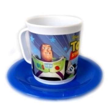 TAZA C/PLATO Y CUCHARA TOY STORY 01TOYSTO031 BEL01 (B24)