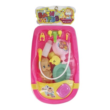 BAÑERA C/BEBE Y ACCESORIOS EN BLISTER SD10201 SD10200 PK01