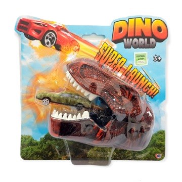DINOSAURIO LANZADOR C/AUTO EN BLISTER 1375714 KREKER RAN01