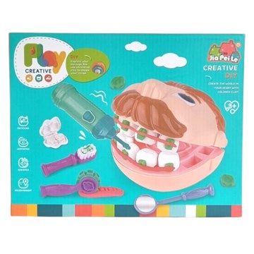 MASA DENTISTA A PILAS + 5 MASAS EN CAJA 28X22CM JU0127 5838-253 PRI02