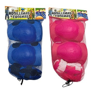 SET RODILLERA + CODERA EN RED ROSA-AZUL FD5525-903-0001/903-0002 FD4488 ANK02