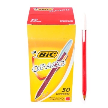 BOLIGRAFO BIC 1MM ROJO 1104695/861845 BIC (B1000/50)