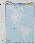MAPA CONT. AMERICANO POLITICO Nº3 3140217 ALFA GLOSS (B40)