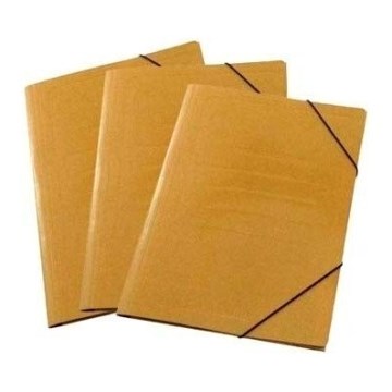 CARPETA OFICIO 3 SOLAPAS KRAFT C/ELAST S/PLAST 100200 FIBRACAP (B50)