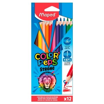 LAPICES COLOR X12 LARGOS MAPED 183212/862712ZM MAP01 (B12)