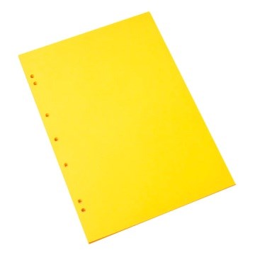 SEPARADOR MATERIA A4 X25 HJ AMARILLO 2700 MIL28 (B10)