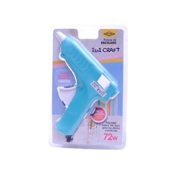PISTOLA ENCOLADORA P/SILICONA CHICA PASTEL INI IBI CRAFT 990500 IBI01