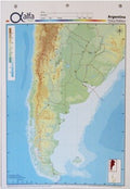 MAPA ARGENTINA FIS/POL Nº5 ALFA GLOSS (B:50-1)