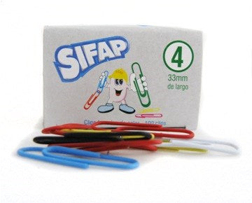 CLIP FORRADO Nº4 X100 UNID.33MM SIFAP 2300442800(B:48/288)