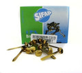 BROCHES DORADOS Nº8 X100 UND.CAJA SIFAP 2500600008 (B30)