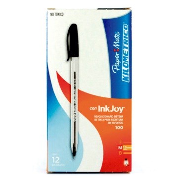 BOLIGRAFO NEGRO INK JOY 100 PAPER MATE 1931764 NEW02 (B12)