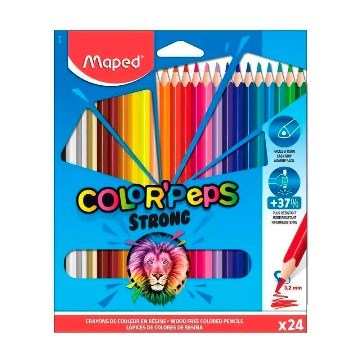LAPICES COLOR X24 LARGOS MAPED 183224-862724 MAP01 (B12)
