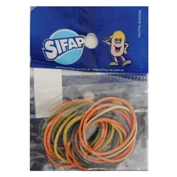 BANDA ELASTICA COLOR/NATURAL SIFAP X 10 GRS 853110 853111 (B10)