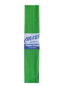 PAPEL CREPE X1 VERDE MEDIO 60-18 MIL28 -MURESCO LUMA (B100)