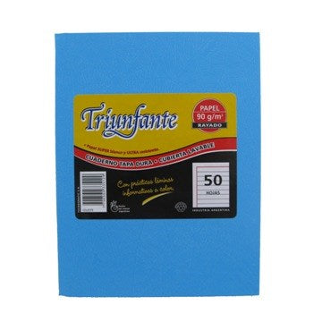 CUADERNO  50HJ T/D RAY ARAÑA CELESTE 335129 TRIUNFANTE TEC02 (B5)