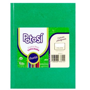 CUADERNO 42HJ T/D RAY ARAÑA VERDE POTOSI 375118 TEC02 (B90)
