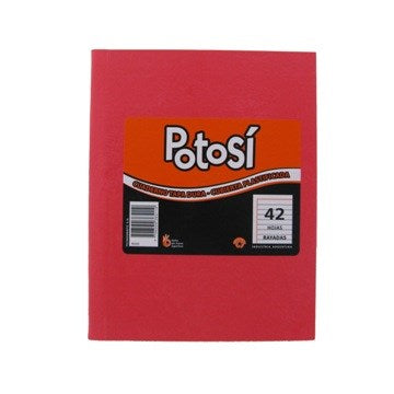CUADERNO 42HJ T/D RAY ARAÑA ROJO POTOSI 365119 TEC02 (B90)