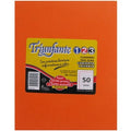 CUADERNO  19X24CM 50HJ T/D RAY ARAÑA NARANJA 450129 TRIUNFANTE 123 TEC02 (B5)