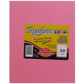 CUADERNO  19X24CM 50HJ T/D RAY ARAÑA ROSA 440120 TRIUNFANTE 123 TEC02 (B5)