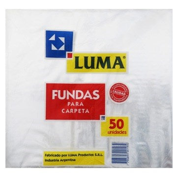 FUNDA X50 TRANSP.P/CARPETA AJUSTABLE 32-08 LUMA (B20)