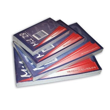 FICHA N°3 X100 UNID 12,5X20CM 6530 MIL28 TEC02 86113 (B100)