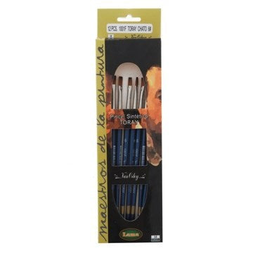 PINCEL N° 6 CHATO PELO SINTETICO 1001F6 LAMA (B12)