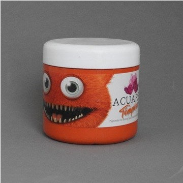 TEMPERA POTE NARANJA ACUAREL 250GRS 2500120 MG01