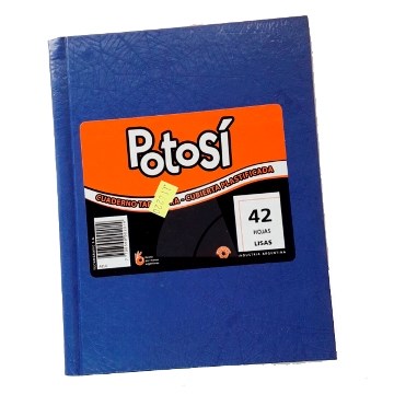 CUADERNO 42HJ T/D LISO ARAÑA AZUL POTOSI 002014 TEC02 (B90)