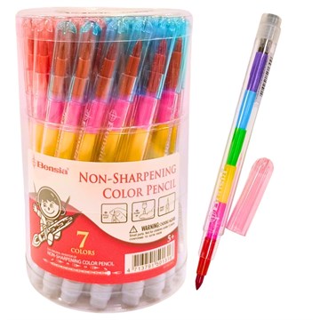 CRAYON PUNTA INTERCAMBIABLE 7 COLORES BENSIA 150130 COL01 (48) (FANTASIA)