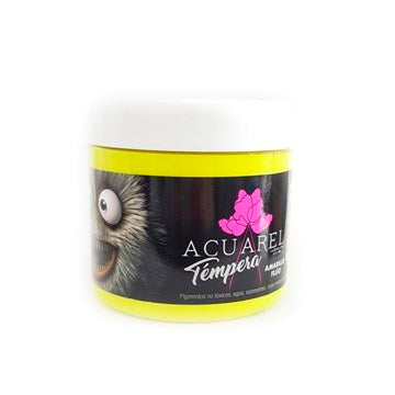 TEMPERA POTE FLUO AMARILLO ACUAREL 250GRS 2500020 MG01