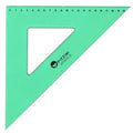 ESCUADRA 30CM 45º CRISTAL VERDE PIZZINI 373230X45S PZ01 (B20/100)