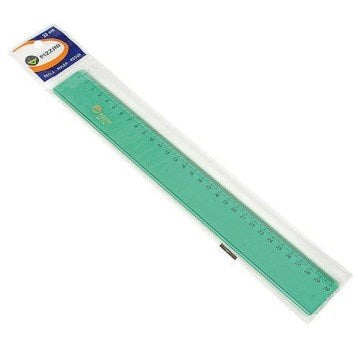 REGLA 30CM CRISTAL VERDE PIZZINI 173230 PZ01 (B20/120)