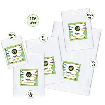 HOJAS P/DIBUJO A3 X10 UNID 90/106 G/M PIZZINI PA106BX10 PZ01 (B24)