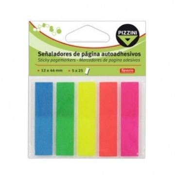 NOTAS AUTOADHESIVAS BANDERITAS  X5 COLORES PIZZINI NA125025X5F PZ01 (B240/40)