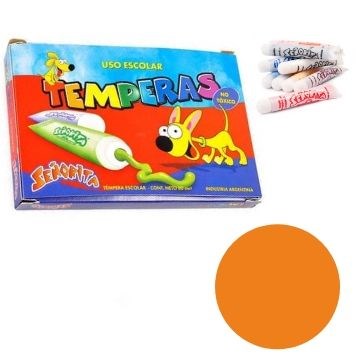 TEMPERA X10 NARANJA 8ML SEÑORITA 103-04 FAP02 (B40)