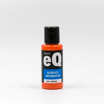 ACRILICO DECORATIVO NARANJA 600 50CC EQ ARTE