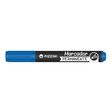 MARCADOR PERM. P/RED AZUL PIZZINI 1160AZ PZ01