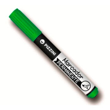 MARCADOR PERM. P/BIS. VERDE PIZZINI 1170VE PZ01