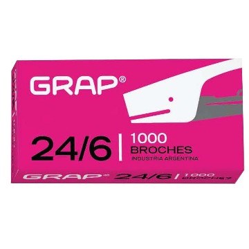 BROCHES 24/6 X1000 CAJA GRAP 555 (B100)
