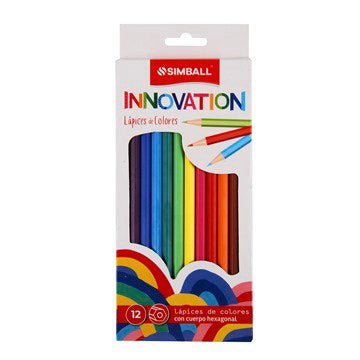 LAPICES COLOR X 12 LARGOS INNOVATION SIMBALL 0215029912 SPP01 (B12)