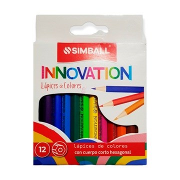 LAPICES COLOR X 12 CORTO INNOVATION SIMBALL 0215019912 SPP01 (B12)