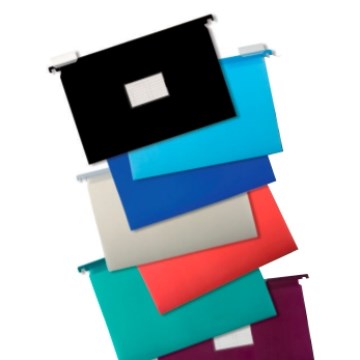 CARPETA COLGANTE C/VISOR PVC COLOR/ PASTEL LAMA SU307F